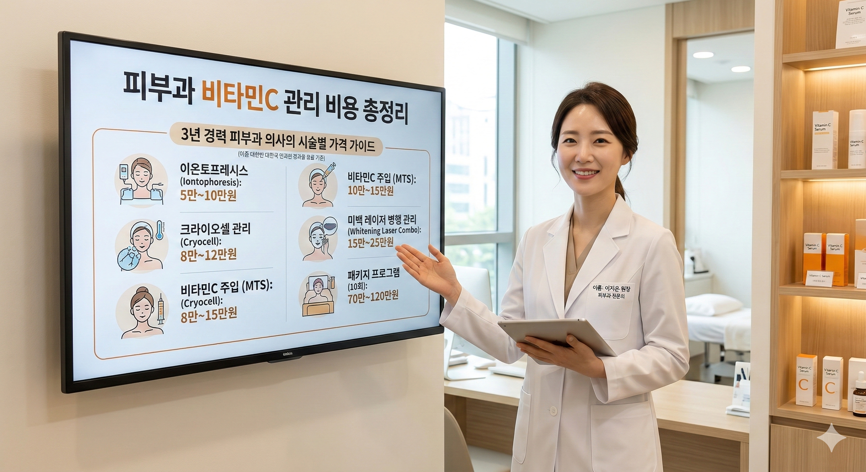 피부과 비타민C 관리 가격