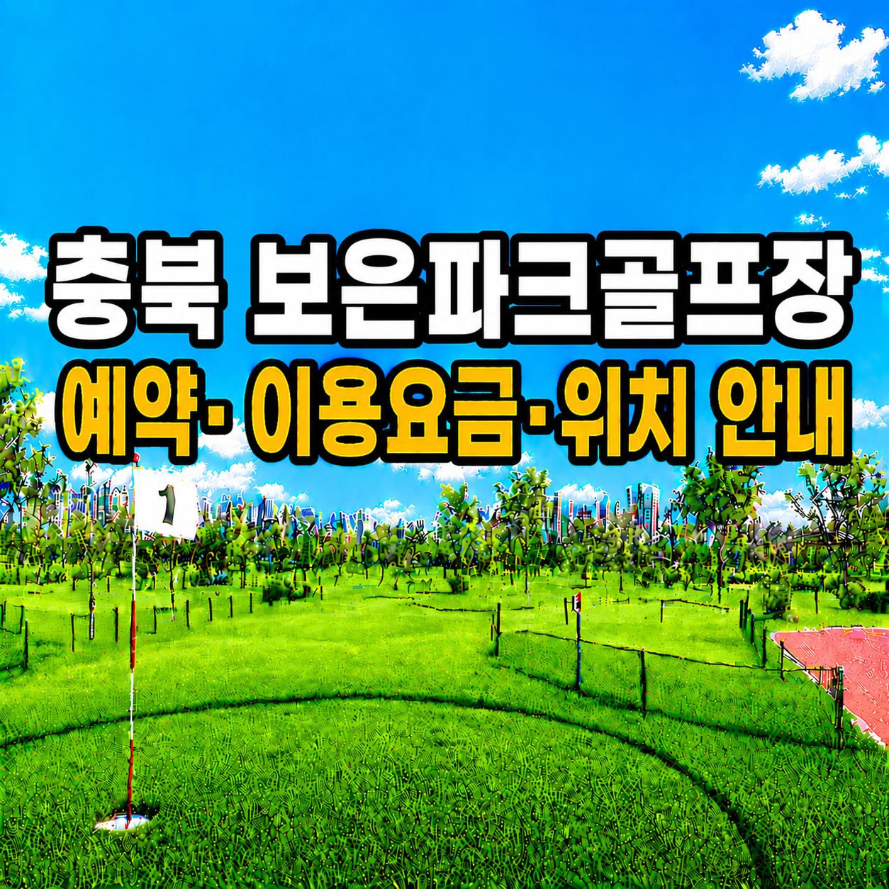 충북 보은파크골프장 예약하는 법&middot;이용요금&middot;위치 한눈에 정리