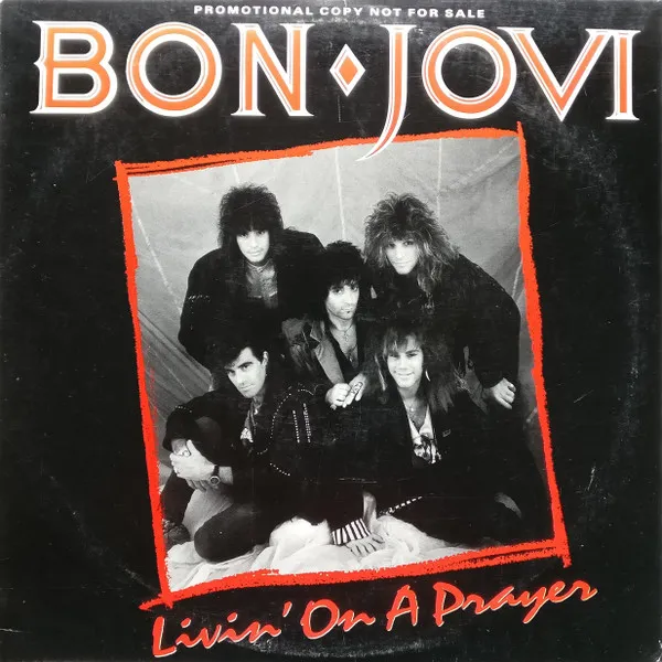 Livin&#39; On A Prayer 앨범 커버 LP