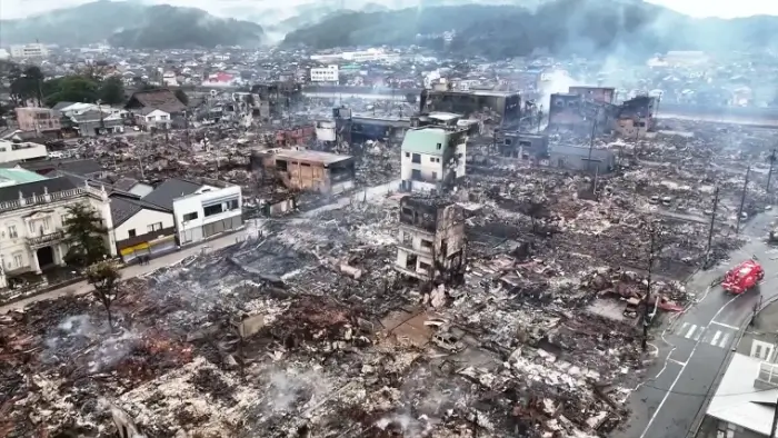 일본 노토반도 지진현황 (source: www.nbcnews.com/)