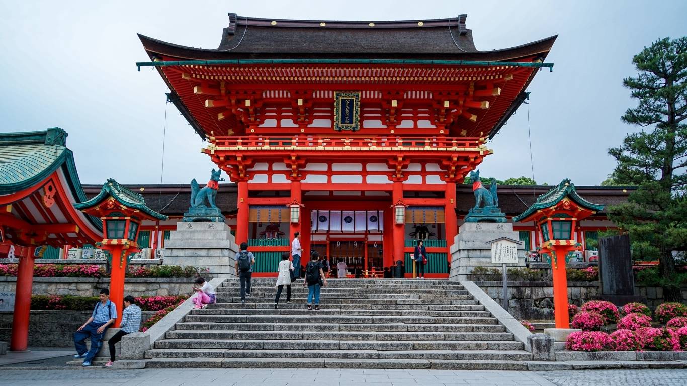 일본의 사원, 일본 고대문화를 연상시키는 이미지