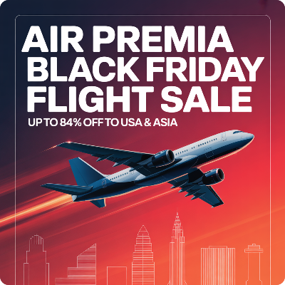 에어프레미아 블랙 프라이데이 특가 항공권 할인 이미지