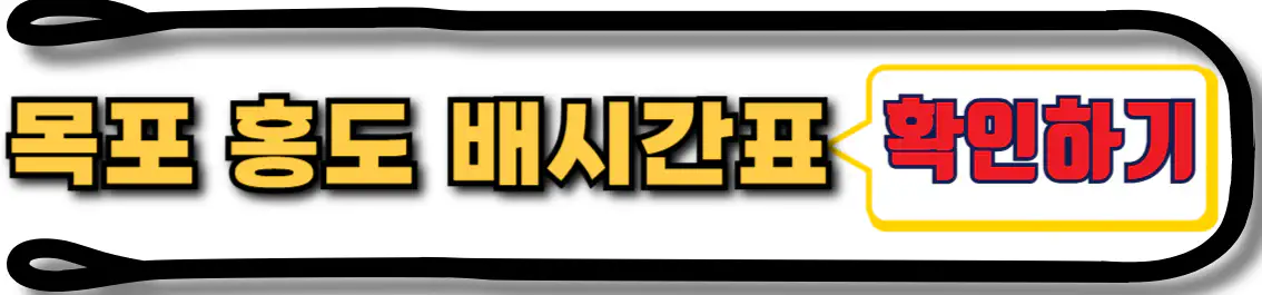 홍도 배시간표