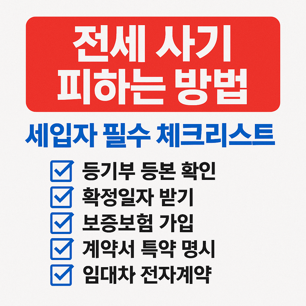 전세사기피하는방법