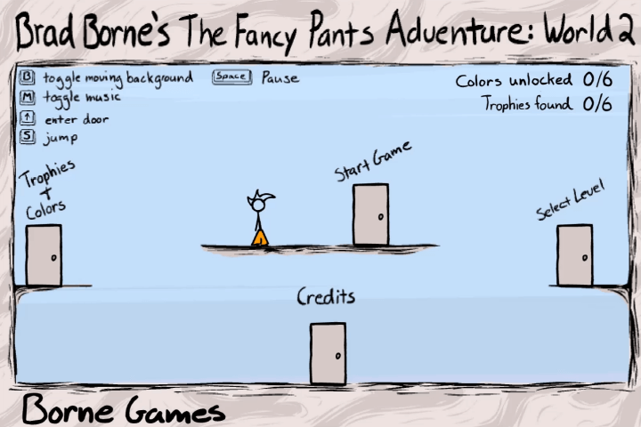 노란바지의-모험2-플래시게임-메인-화면