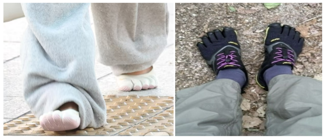 발가락 신발, 효과와 부작용