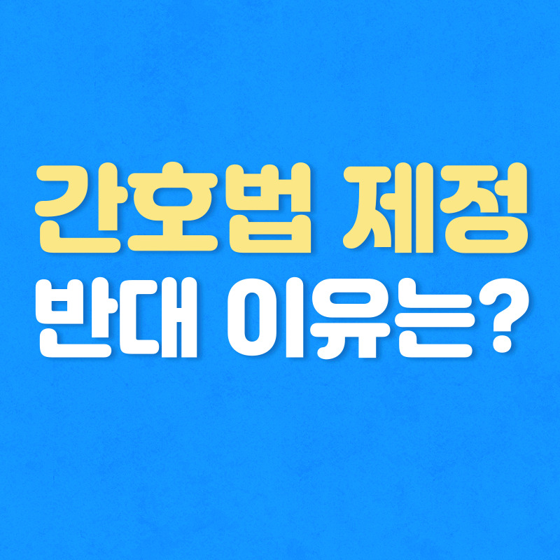 간호법 반대 이유