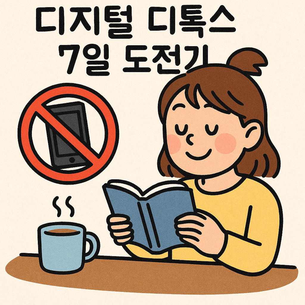 디지털 디톡스 7일 도전기: 나를 되찾은 시간