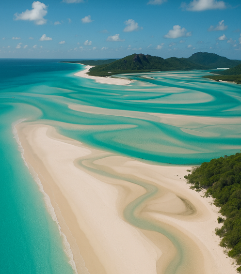 휘트선데이 제도 화이트헤븐 비치
