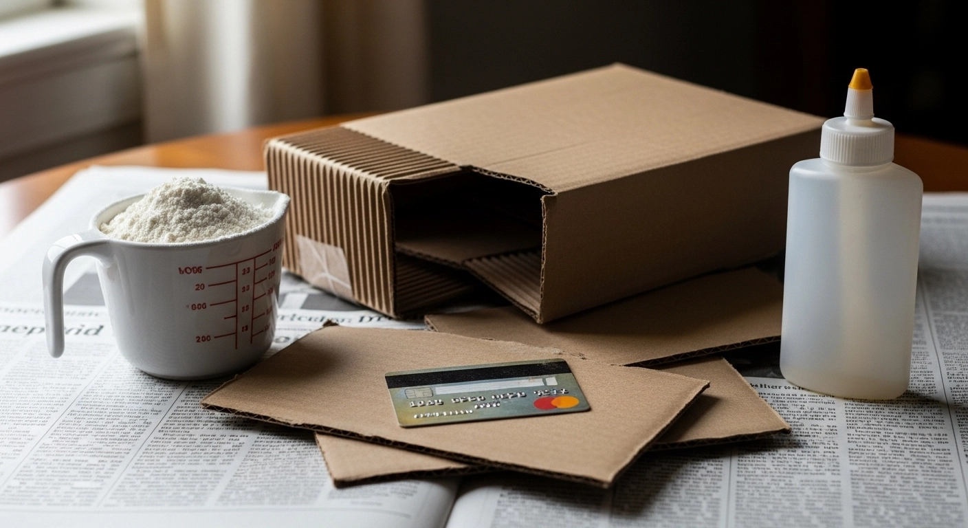 택배 박스로 만드는 백드롭 페인팅 초간단 텍스처 아트 DIY