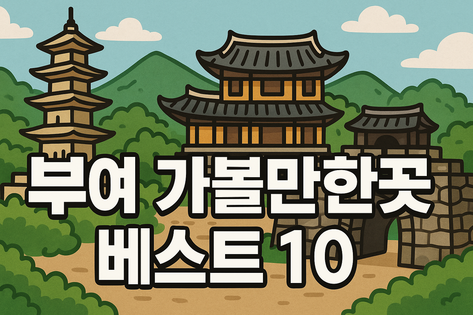 부여 가볼만한곳 베스트10