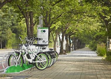 공유 자전거 관련 이미지