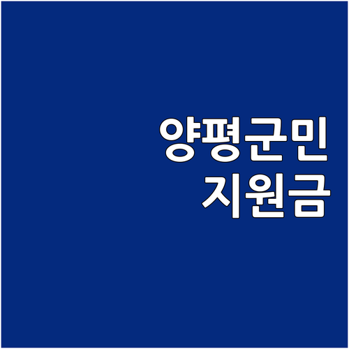 2025 양평군 시민문화 활성화 지원..