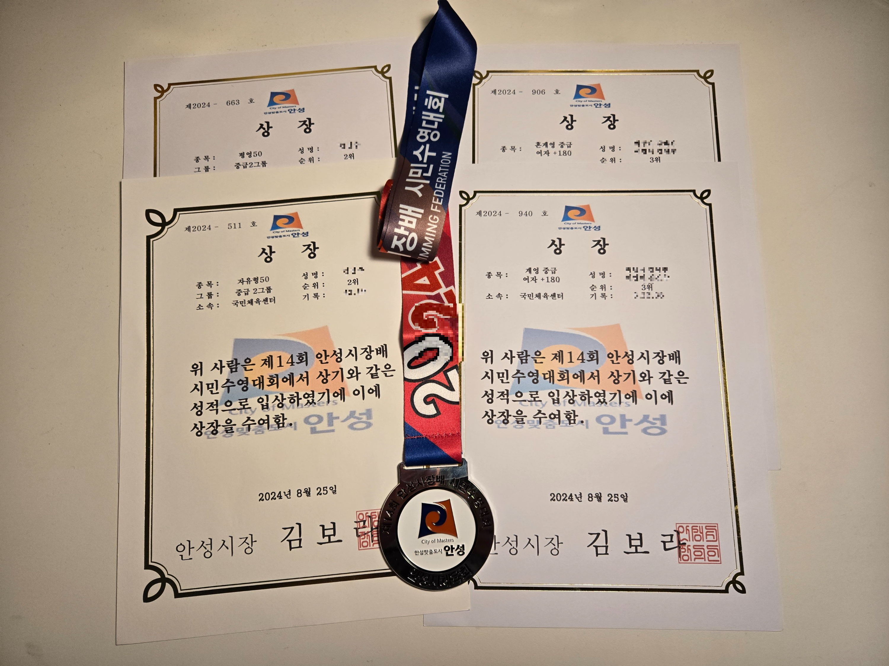 2024년 제14회 안성시장배 시민수영대회, 안성수영대회