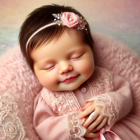 귀여운 여자신생아 이미지