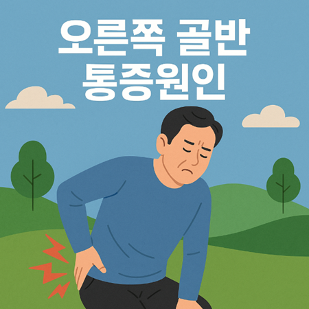 오른쪽 골반 통증