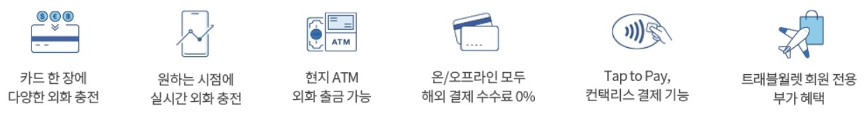 트레블 월렛 카드 장점