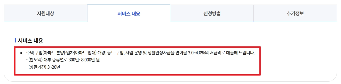 국가유공자등 대부지원 지원대상,신청방법,필요서류