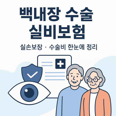 백내장 수술 실비보험 실손보장·수술비 한눈에 정리 썸네일