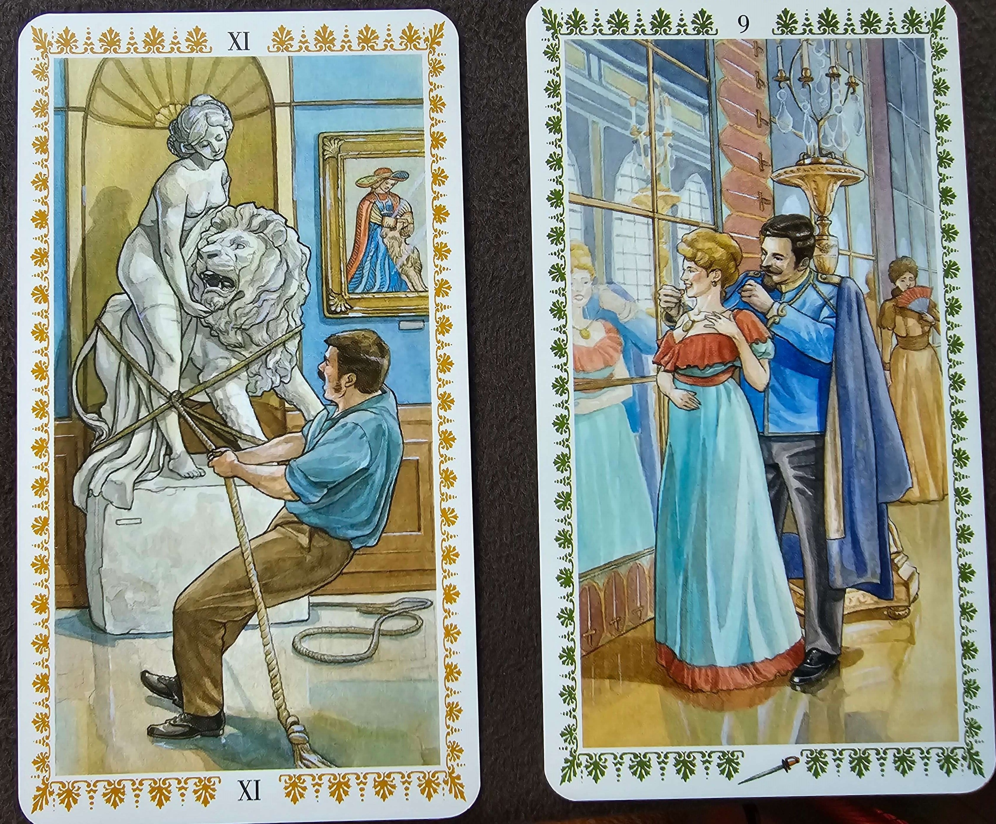 로맨틱 타로 카드 배우기