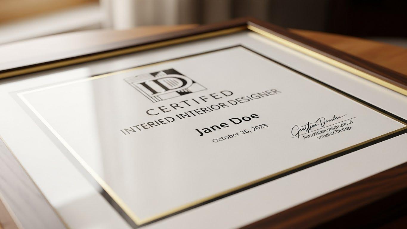 실내 인테리어 자격증