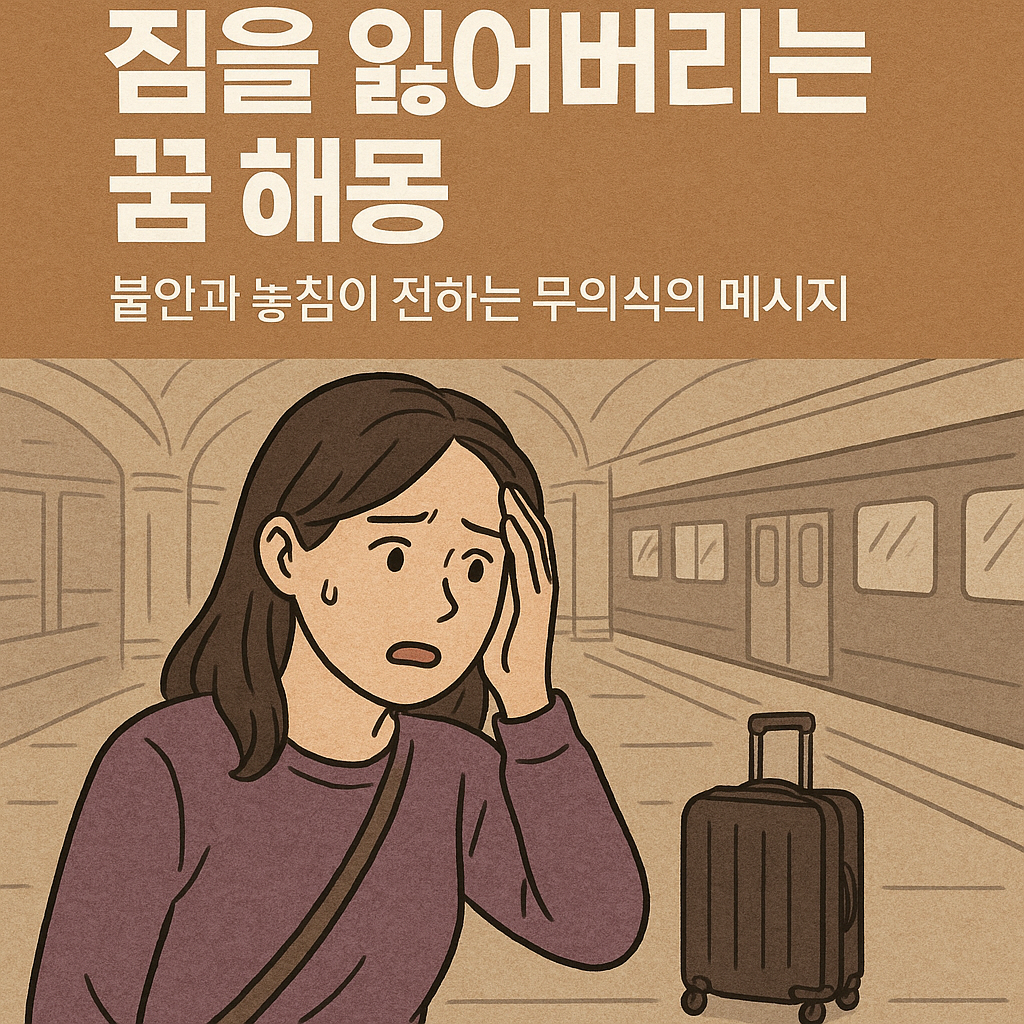 짐을 잃어버리는 꿈