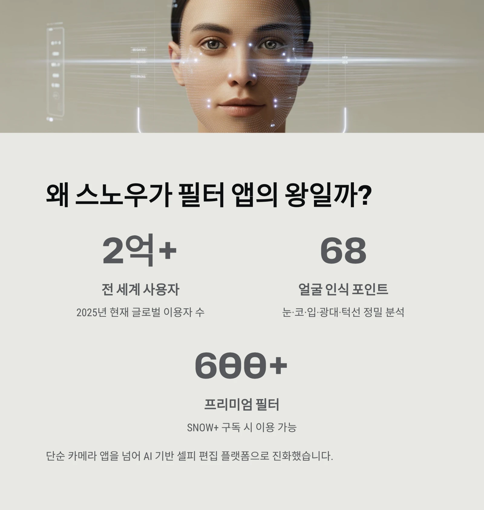 스노우(SNOW) 앱 완벽 가이드 ❘ 필터·셀카·AI 보정까지 한눈에