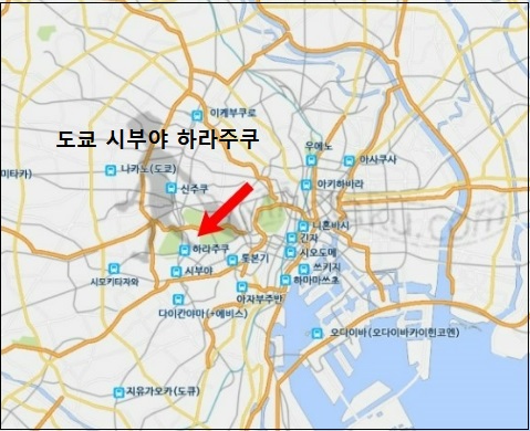 케이타운(K-TOWN)으로 변모하는 일 '하라주꾸(Harajuku)'