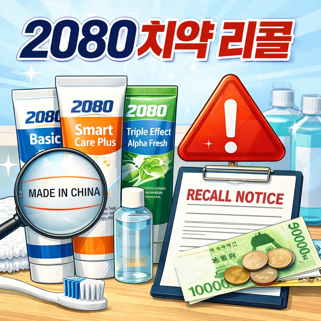 2080 치약 리콜