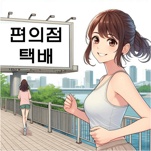 GS편의점 택배 보내는 방법 반값택배 일반택배 요금 배송기간