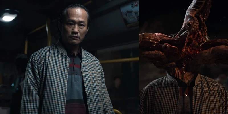 넷플릭스 기생수: 더 그레이에서 기생수 역을 맡은 인물