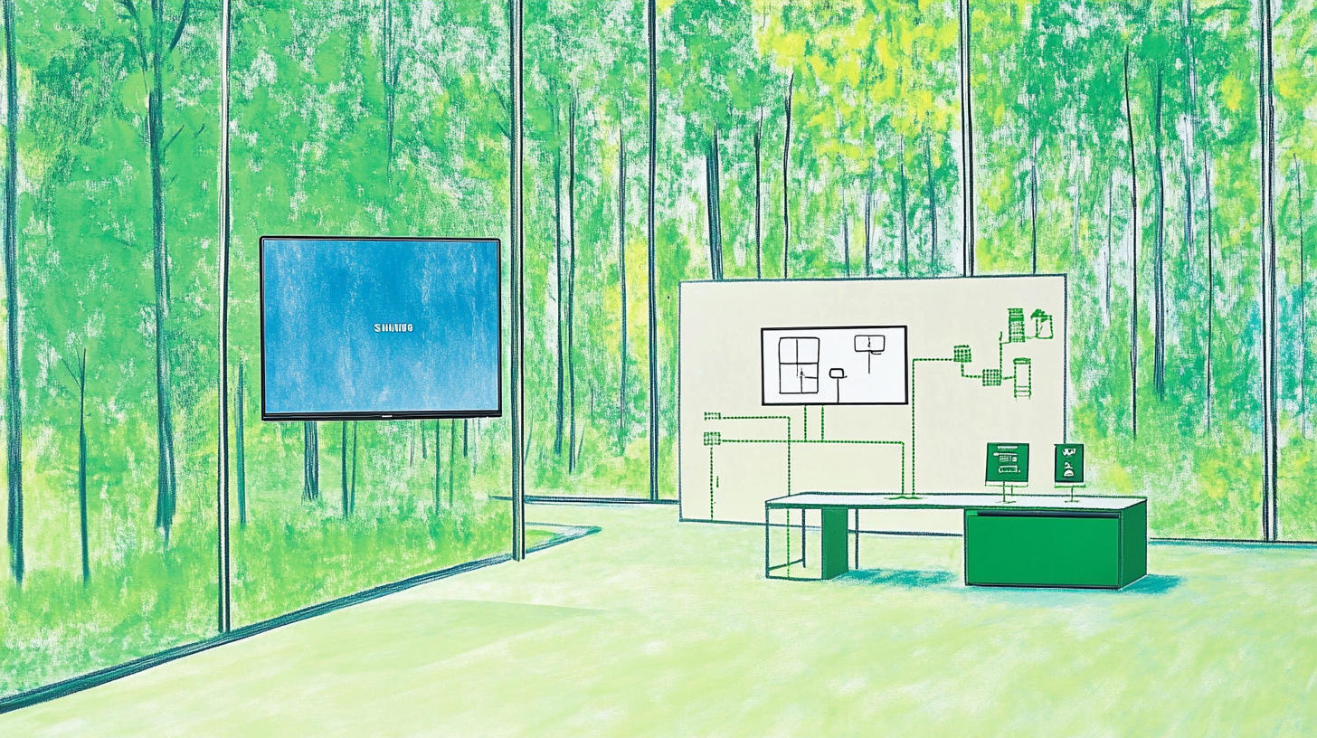 전기와 물 사용을 줄여 지속 가능성을 강조한 친환경적 컨셉 이미지로, 삼성 WA30DG2120BV의 환경 보존 노력과 헌신을 보여주고 있습니다.