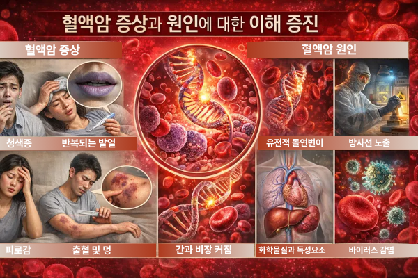 혈액암 증상과 원인에 대한 이해 관련 이미지
