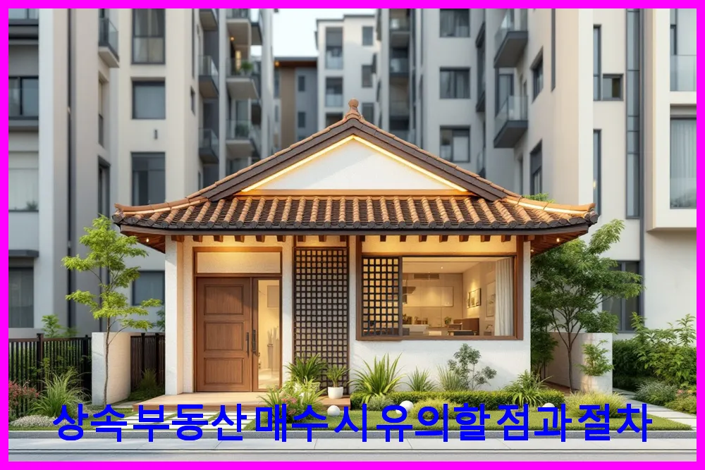 상속 부동산 매수 시 유의할 점과 절차