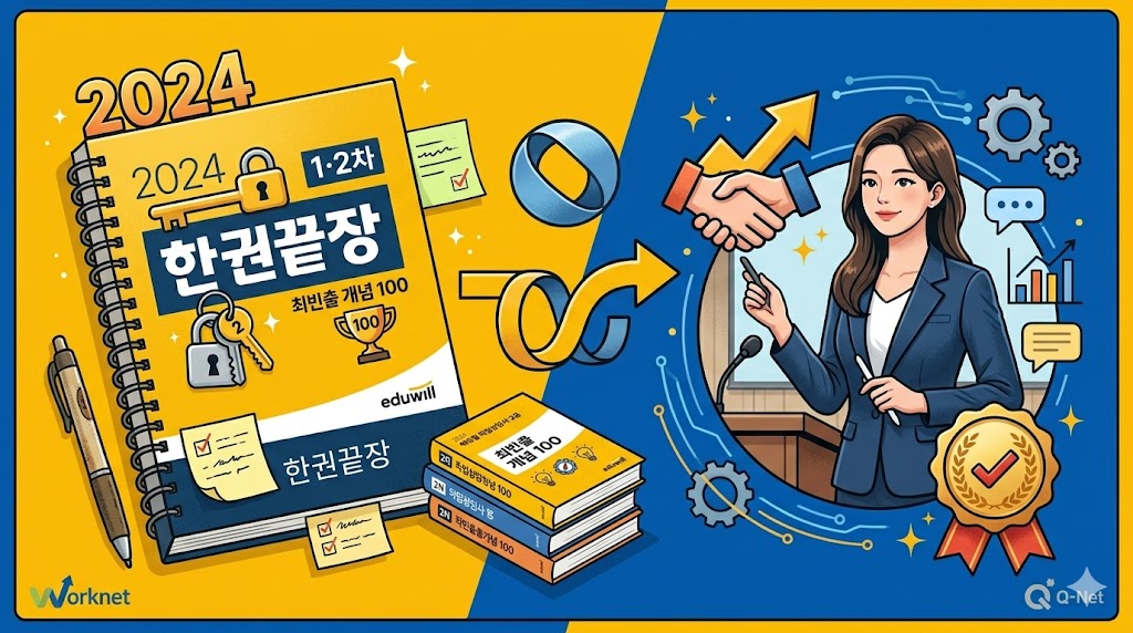 2024년 직업상담사 2급 합격 수기 블로그 썸네일 교재 사진