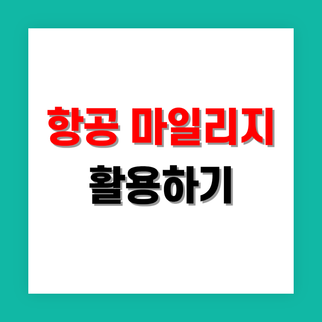 항공 마일리지 변화하는 정책과 활용법