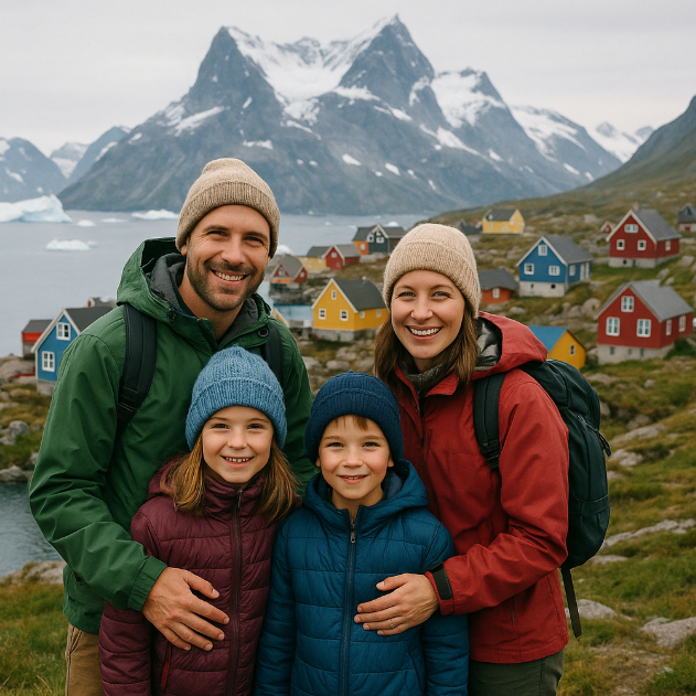 그린란드 가족여행 사진