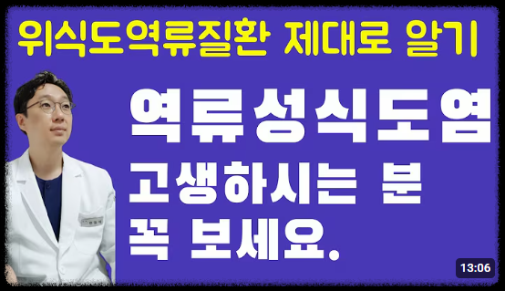 역류성 식도염 관련 영상