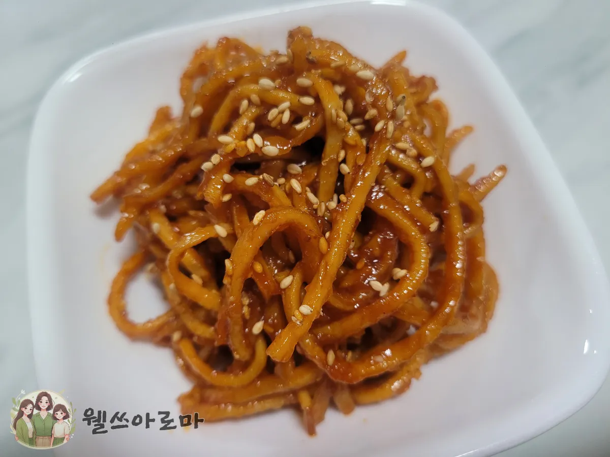 류수영표-진미채볶음-완성사진
