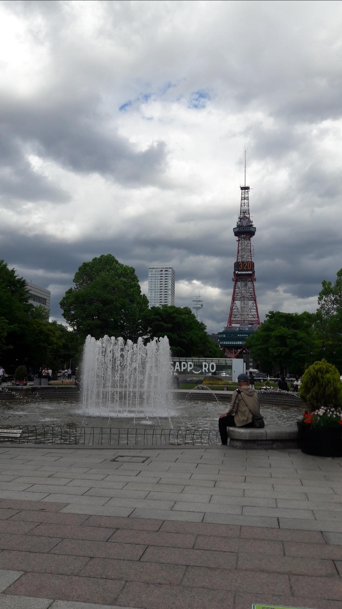 삿포로 시계탑 앞