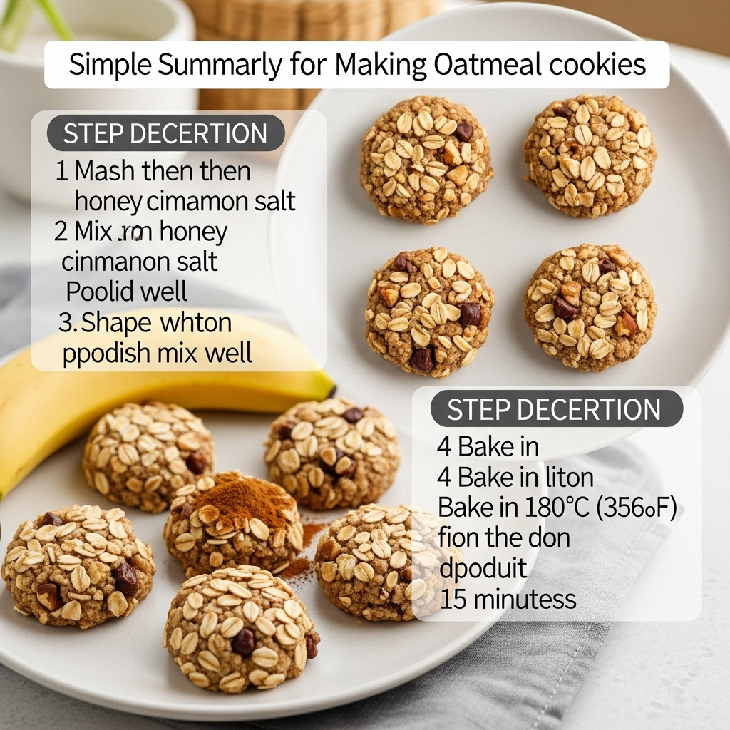 오트밀 쿠키 만드는 간단 요약