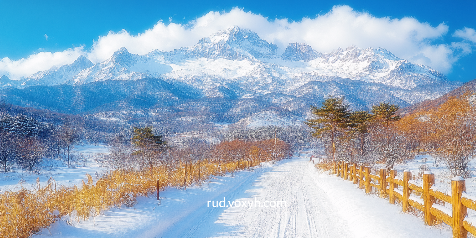 두륜산의 사계절