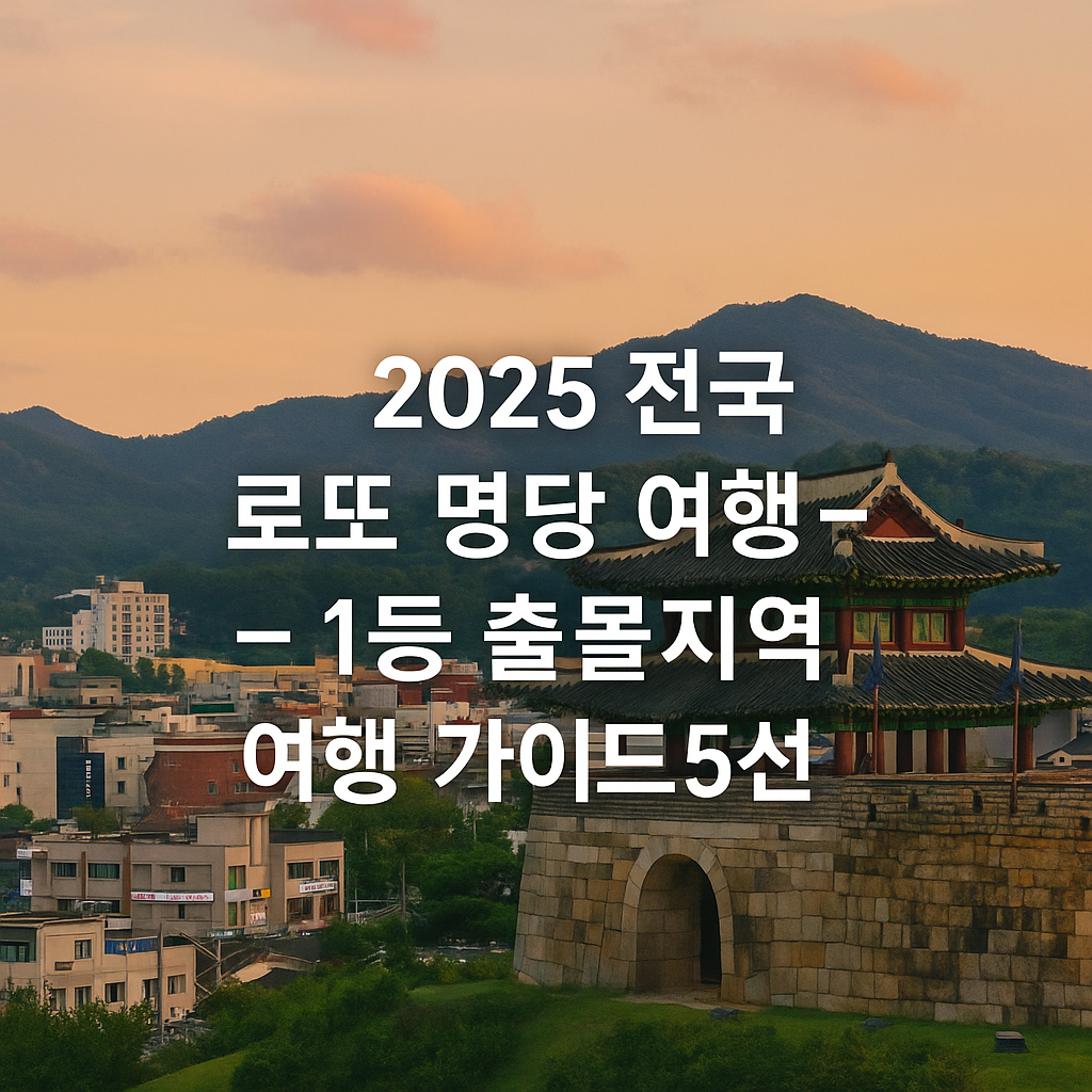 전국 로또 명당여행