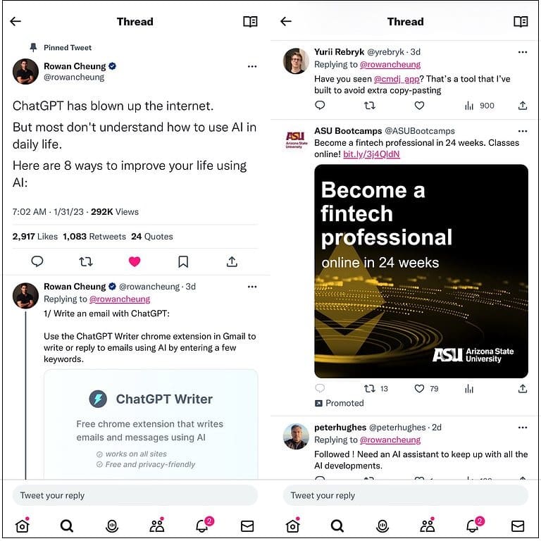 트위터 콘텐츠에 수익 배분...암호화폐도 시너지 효과 Twitter Will Share Ad Revenue With Twitter Blue Verified Creators