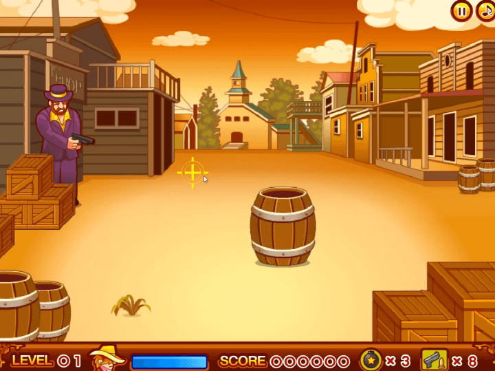 데스페라도-플래시게임-시작-화면