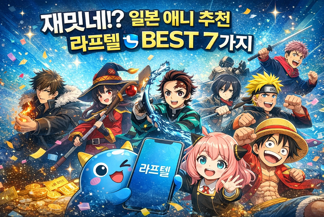 라프텔 일본 애니 추천 BEST 7 완벽 정리