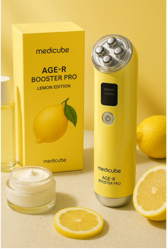 ✨ 2025년 홈케어 끝판왕! 메디큐브 에이지알 부스터 프로 (레몬 에디션🍋) 하나로 피부과 관리? (+만물안박사 찐분석)