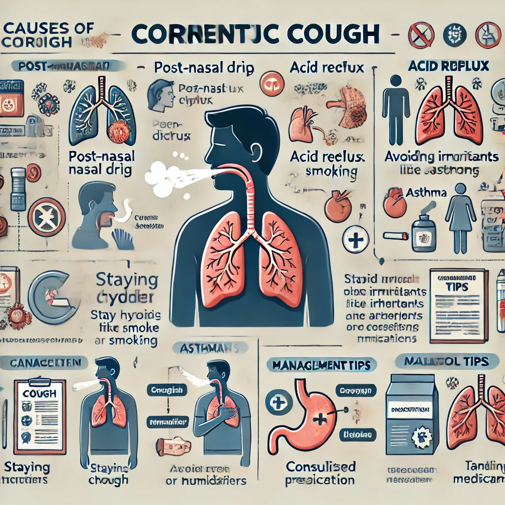 기침이 오래가는 이유, 관리