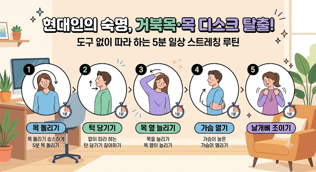 거북목예방 사진