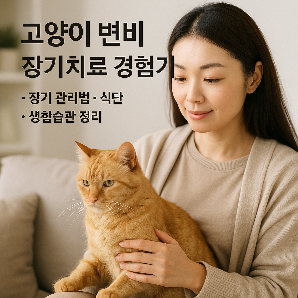 고양이 변비 장기치료 경험기 ｜ 장기 관리법·식단·생활습관 정리